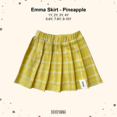 Bohopanna Emma Flare Skirt / Rok Anak Perempuan 1 tahun Pineapple