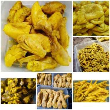 Ayam Ungkep Daging/Sayap/Usus/Kulit/Ceker/Ati Ampela/Pala 500gr Ati Ampela