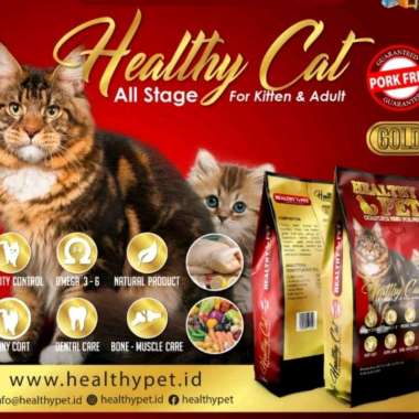 HEALTHY CAT FOOD ALL LIFE STAGES 7.5KG SAME DAY MAKANAN KUCING