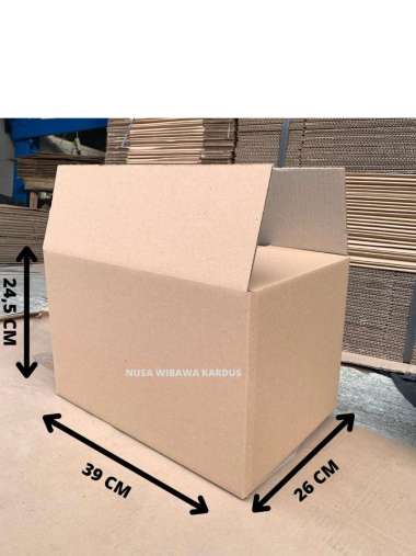 Kardus Box Packing Polos 25x25x20 cm Murah tebal baru