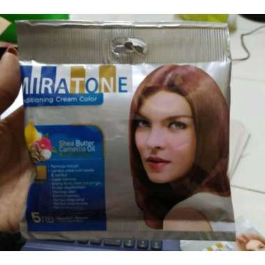 pewarna rambut / semir miratone Box , Miratone Sacet Sachet reddish