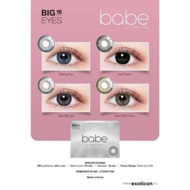 x2 babe diameter 16 big eyes Dear my love