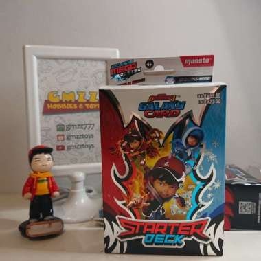 kartu boboiboy galaxy card original boboiboy starter deck mainan kartu Multicolor