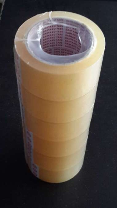 lakban isolasi daimaru bening 1 roll Multicolor