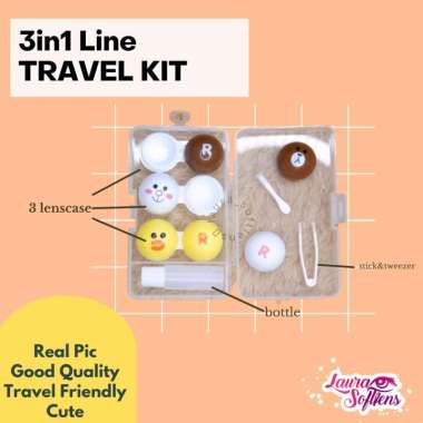 Lenscase 3in1 Lin3 doraemon We Bare Bears Rillakuma we bare bears