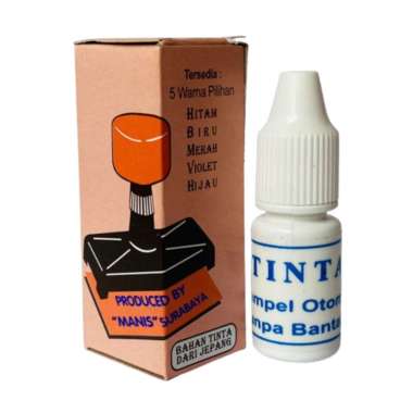 Tinta Stempel Otomatis Biru