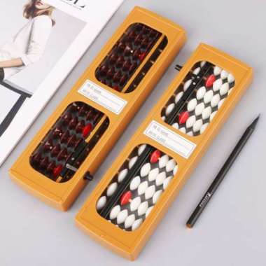 sempoa / papan sempoa/kolom ala jepang sempoa aritmatik 13 digit Multicolor
