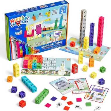 hand2mind mathlink numberblocks 1-10 activity set, mainan edukatif Multicolor