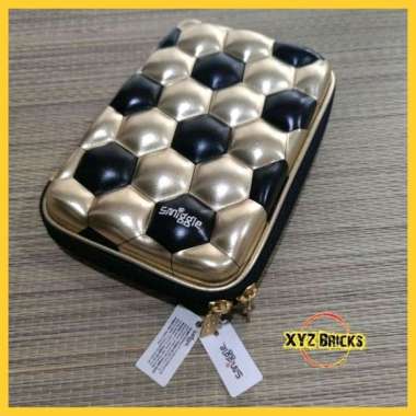 SMIGGLE 443175 - Gold Hardtop Medium Pencil Case Black