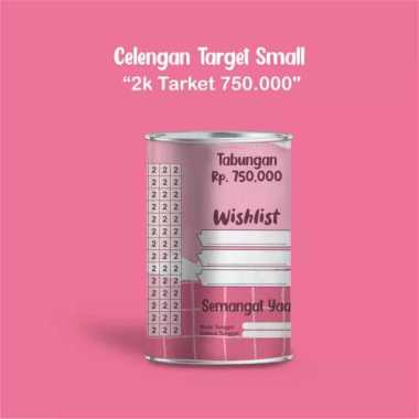 Celengan Target Permanen/Buka Tutup Bahan Papertube 2K Target 750K Permanen