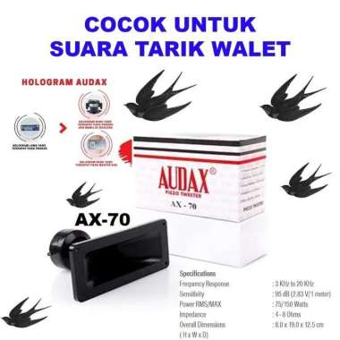 Tweeter / speaker walet Audax AX-61, AX-70, AX-4000W original AX-70 audax