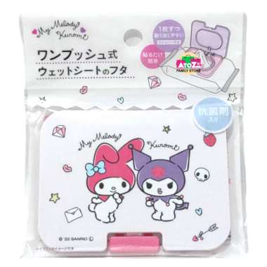 My Melody Kuromi One Push Wet Sheet Lid