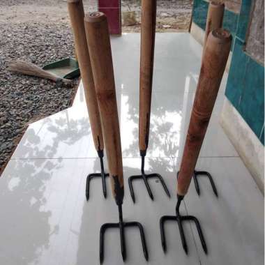 Garukan Sampah Besi / Garpu Tanah Kebun Got / Garuk Gardening Tools