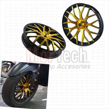 Velg Pelek Racing Motor Power Evolution Ring 14 yamaha LEXI 125 Gold Multicolor