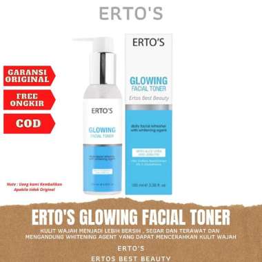 Ertos Glowing Series Facial Toner SABUN PEMBESIH MUKA ORIGINAL BPOM