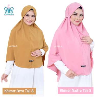 AFNA Khimar Ayra Nadira Tali size S - Jilbab Hijab Kerudung Khimar Syari instant Pet Antem Non Pet P