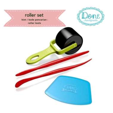 Roller Tools Teksture Clay Tools Polymer Clay Tools Alat Clay Anak Set