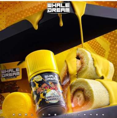 Whale Dream V4 Omelette Cake Banana Cheese 3mg