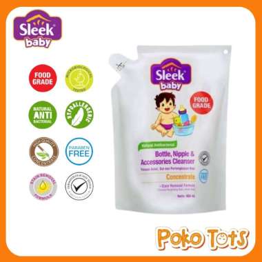 Sleek Baby Bottle Nipple Cleanser 450ml Sabun Pembersih Botol Bayi