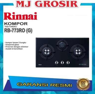 PROMO KOMPOR 3 TUNGKU RINNAI RB 773 ROG RB773ROG KOMPOR TANAM