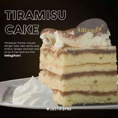 BROWNIES AMANDA SIGNATURE TIRAMISU CAKE