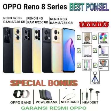 OPPO RENO 8 5G RAM 8/256 GB | RENO 8 4G RAM 8/256 GB | RENO8 | RENO 8Z 8/256 Reno8z GARANSI RESMI OPPO INDONESIA Reno8z 5G 8/256 Gold No bonus