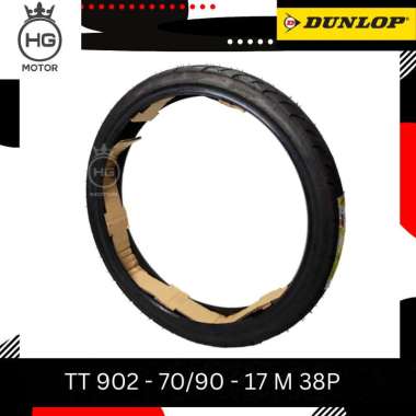 BAN DUNLOP TT 902 70/90 80/90 Ring 17 TT902 TUBELESS BAN MOTOR BEBEK 70/90