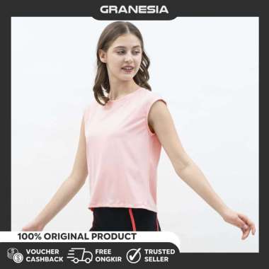 STL Fancy Slit Short Sleeve Free Size STLT57|Kaos Olahraga Yoga Zumba Semua Ukuran