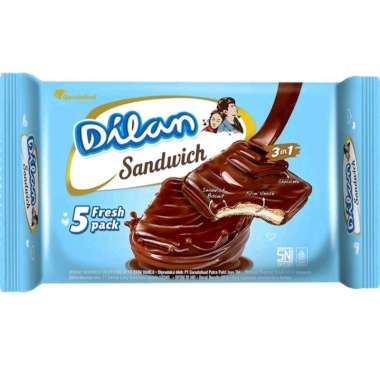 Dilan Sandwich Biskuit Fresh Pack 80 g
