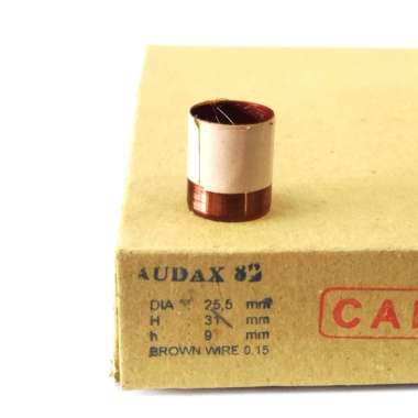 Spool Loudspeaker 8inch Audax Capton Coklat