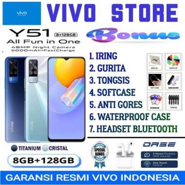 VIVO Y51 RAM 8/128 GB GARANSI RESMI VIVO INDONESIA