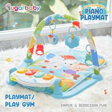 My Little Pianist Piano Playmat/Mainan gym bayi/playgym/mainan anak/matras bayi piano HappyDay-Grey