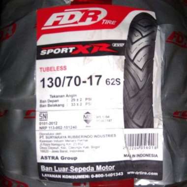 Ban Motor pelek 17 FDR 130 70 17 Sport Evo Ban Belakang Byson Vixion