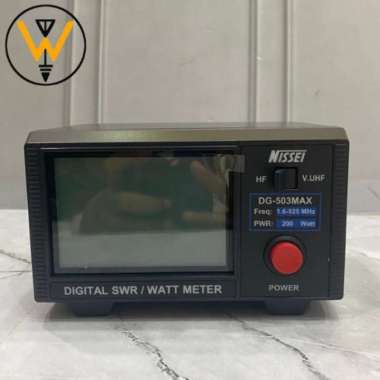 NISSEI DG-503MAX DIGITAL SWR/POWER METER 13.8VDC 200W 1.6-525MHZ