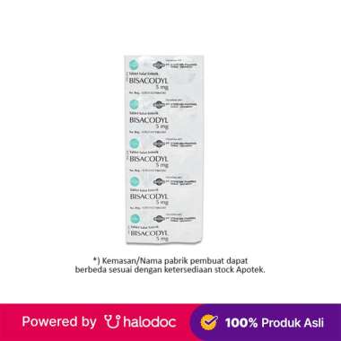 Bisacodyl 5 mg 10 Tablet