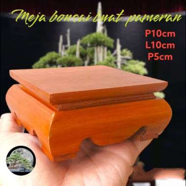 meja bonsai pameran classic natural Mame