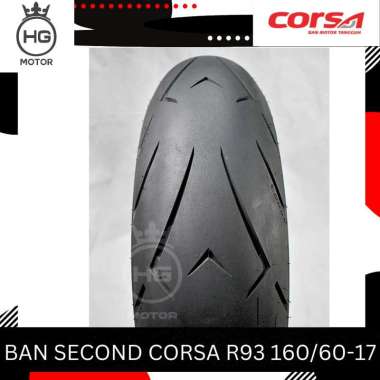 BAN BEKAS SECOND CORSA R93 R 93 160/60 RING 17 KONDISI 90%