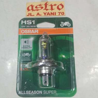 Bohlam Depan Osram Pelangi All Season Super HS1 Vixion 12V 35/35W Multicolor