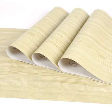 wallpaper dinding flafon kayu jati songkai serat halus corak kuning
