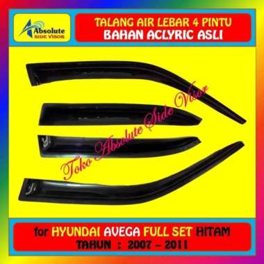 TALANG AIR (4 PINTU) HYUNDAI AVEGA 2007-2011 - MODEL LEBAR - HITAM - SEAESAW