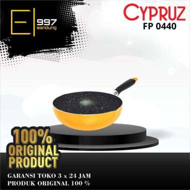 Fry Wook / Deep Wook Cypruz Almunium Color Series 22cm FP 0440 - Kuning