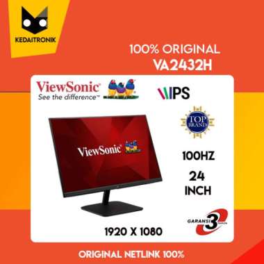 LED Monitor Viewsonic VA2432H 24Inch 100Hz FHD HDMI 24 Inch