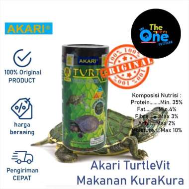 Makanan Kura-Kura AKARI TURTLE VIT Makanan KuraKura Brazil Kura Air