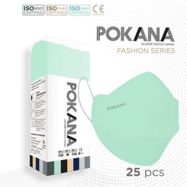 POKANA Duckbill Fashion Series 4ply Earloop / Masker Duckbil MINT LILAC