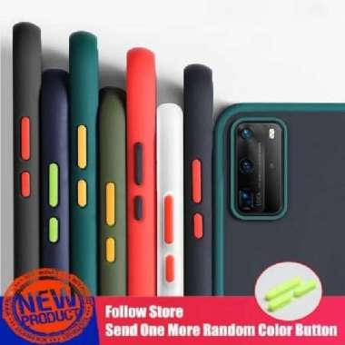 Soft Case Oppo Reno 4 + Pro Soft Aero Color Button Matte Reno 4 - Hijau Matcha