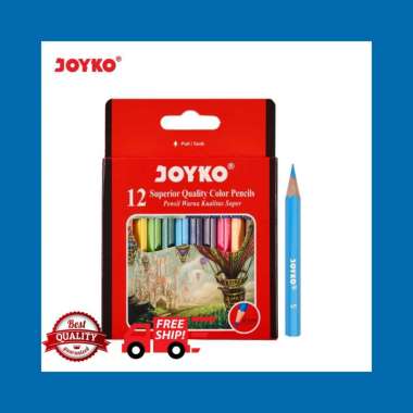 PENSIL 12 WARNA JOYKO PENDEK CP-102