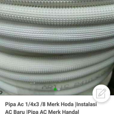 Pipa Ac 1/4x3/8 Merk Hoda | Instalasi AC Baru | pipa Ac Merk Handal