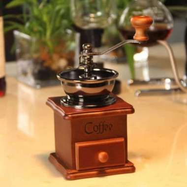 Gilingan Kopi Manual Kayu | Manual Coffee Hand Grinder Wood