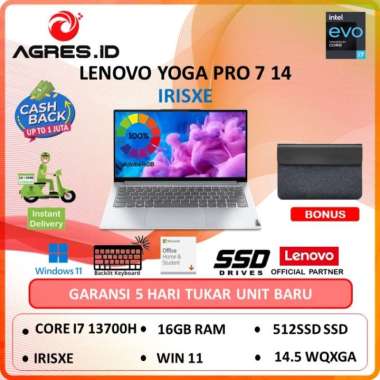 Terbaru Laptop Yoga Slim 7 Pro 14Irh8 I7 13700H Ram 16Gb 512Ssd Wqxga Promo Bundle Large