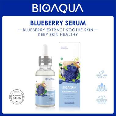Bioaqua Blueberry Wonder Essence Serum Wajah Glowing Anti Penuaan Dini dan Anti Acne
